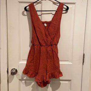 BP. bathing suit cover romper
